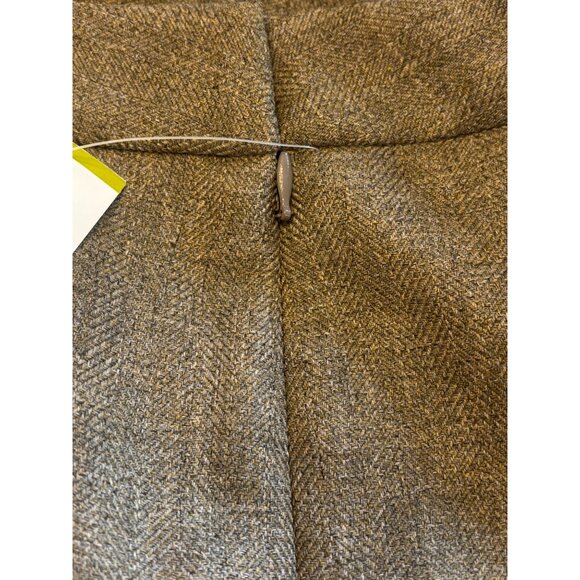 Le Suit Taupe Pant Suit Set Leopard Scarf Womens Size 14 Lush Valley 2 Piece NWT - Picture 15 of 16